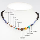 Colier din Pepită ( 25.87 grame ) cu Lapis Lazuli și Ochi de Tigru