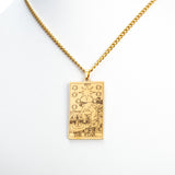 Colier din Aliaj Placat cu Aur ( 23.3 grame ) ( Colier+Pandantiv )