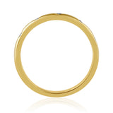 Inel din Argint 925 Placat cu Aur ( 1.48 grame ) cu Diamant Albastru 0.05 Carate