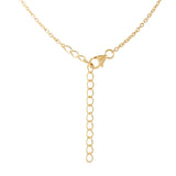 Colier din Argint 925 Placat cu Aur ( 3.21 grame ) cu Diamant Albastru 0.22 Carate