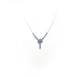 Colier din Argint 925 ( 5 grame ) cu Tanzanit AAA 3.66 Carate