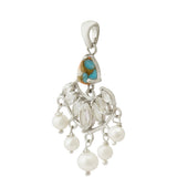 Pandantiv din Argint 925 ( 2.32 grame ) cu Turcoaz Oyster 3.9 Carate