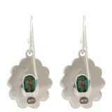 Cercei din Argint 925 ( 5 grame ) cu Turcoaz Oyster 3.64 Carate