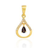 Pandantiv din Argint 925 Placat cu Aur ( 1.24 grame ) cu Opal Etiopian Lega Dembi și Topaz Alb 0.27 Carate