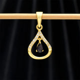 Pandantiv din Argint 925 Placat cu Aur ( 1.24 grame ) cu Opal Etiopian Lega Dembi și Topaz Alb 0.27 Carate