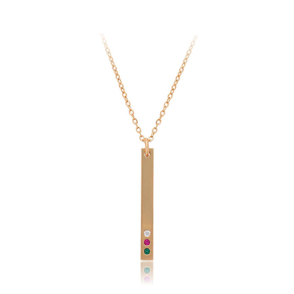 Colier din Aliaj Placat cu Aur cu Cristal Roșu Emporia® și Cristal Verde Emporia® ( Colier+Pandantiv )
