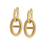 Cercei din Aliaj Placat cu Aur