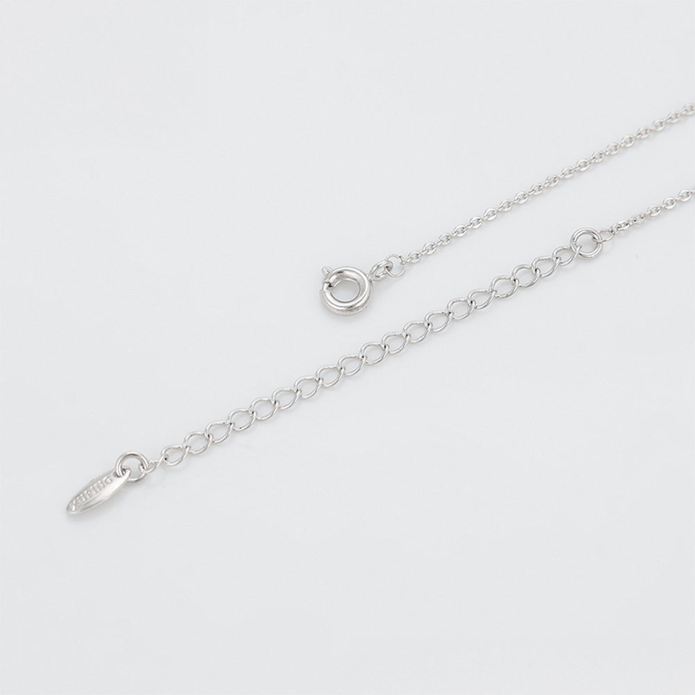 Colier din Aliaj Placat cu Aur cu Cristal Violet Emporia® și Perlă de cristal