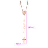 Cruce Colier din Aliaj Placat cu Aur ( Colier )