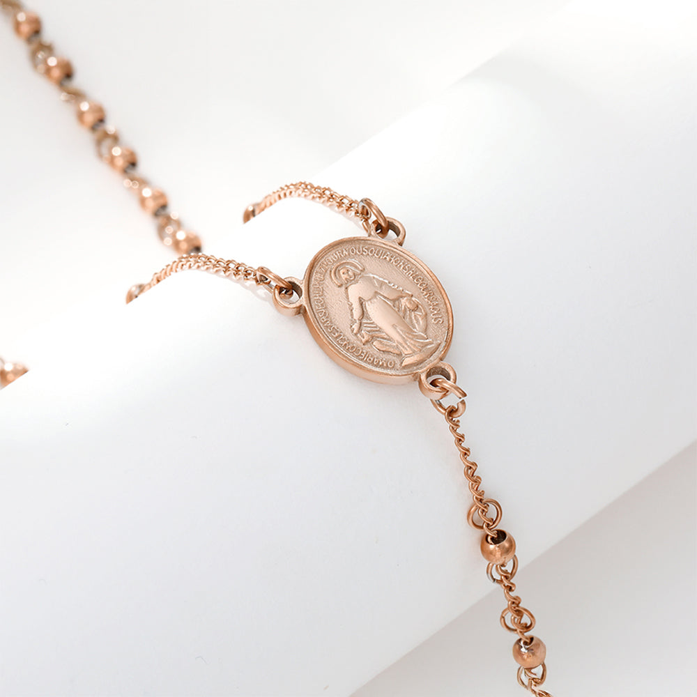 Cruce Colier din Aliaj Placat cu Aur ( Colier )