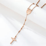 Cruce Colier din Aliaj Placat cu Aur ( Colier )