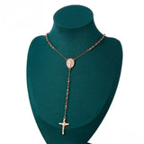 Cruce Colier din Aliaj Placat cu Aur ( Colier )