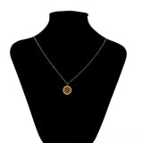 Set din Aliaj Placat cu Aur cu Cristal Roșu Emporia® și Cristal Albastru Emporia® ( Colier+Cercei+Brățară+Pandantiv )