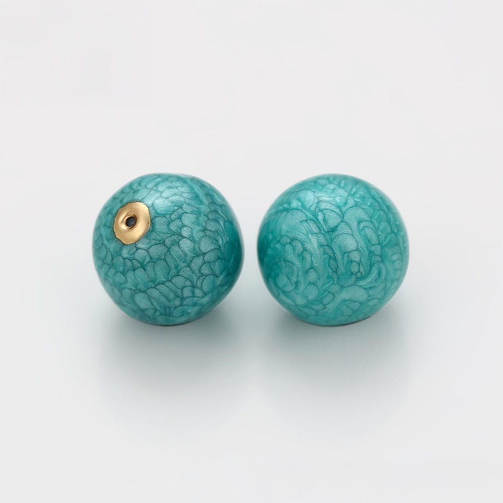 Talisman din Aliaj Placat cu Aur cu Cristal Verde Emporia®