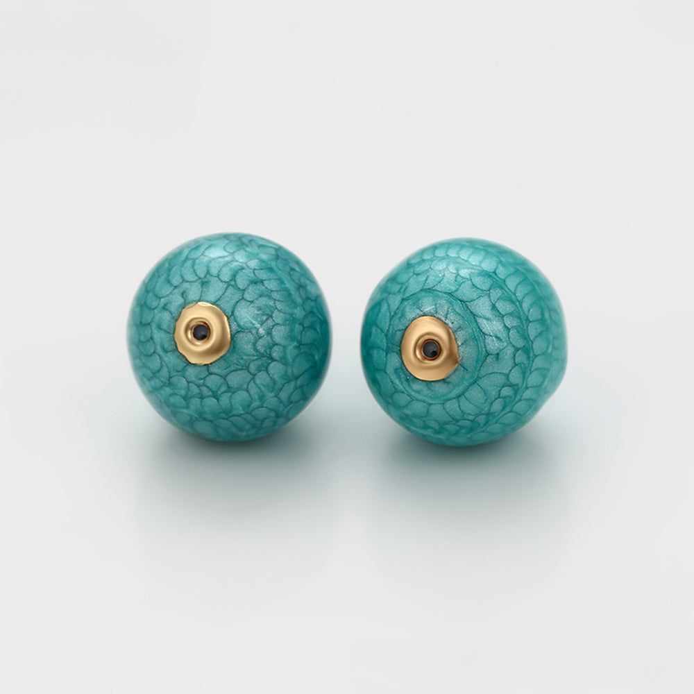 Talisman din Aliaj Placat cu Aur cu Cristal Verde Emporia®