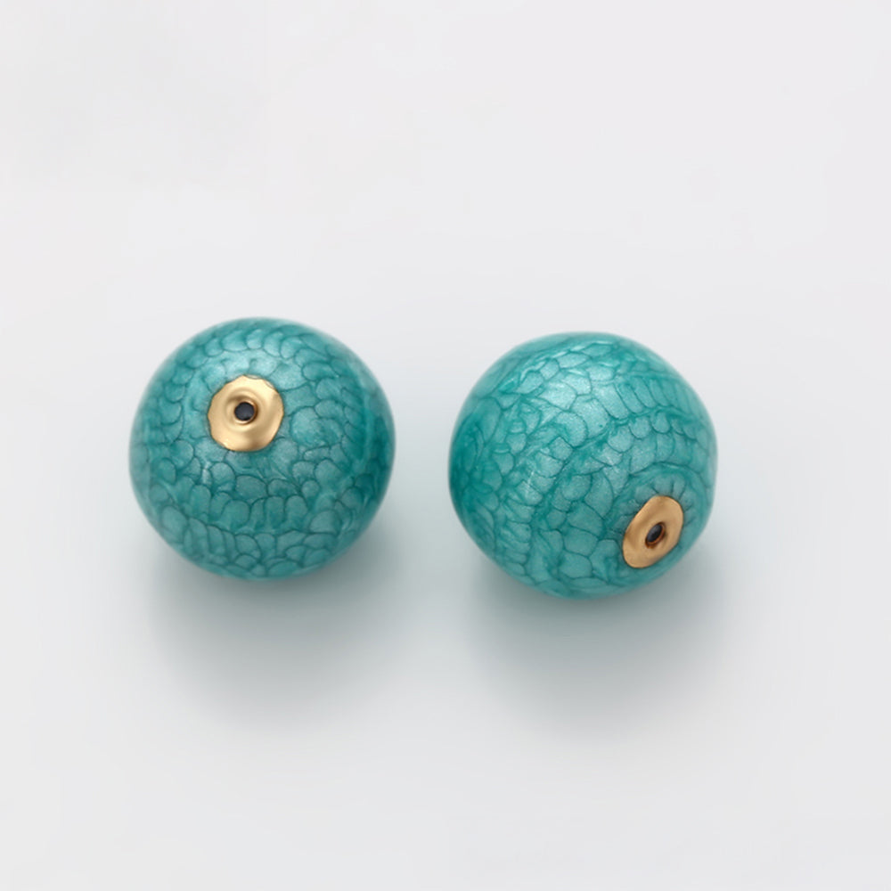 Talisman din Aliaj Placat cu Aur cu Cristal Verde Emporia®