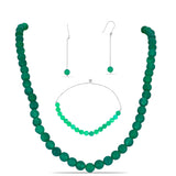 Set din Argint 925 ( 4.05 grame ) cu Cuarț Verde 273.66 Carate