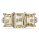 Inel din Argint 925 ( 2.78 grame ) cu Citrin Ural 3.54 Carate