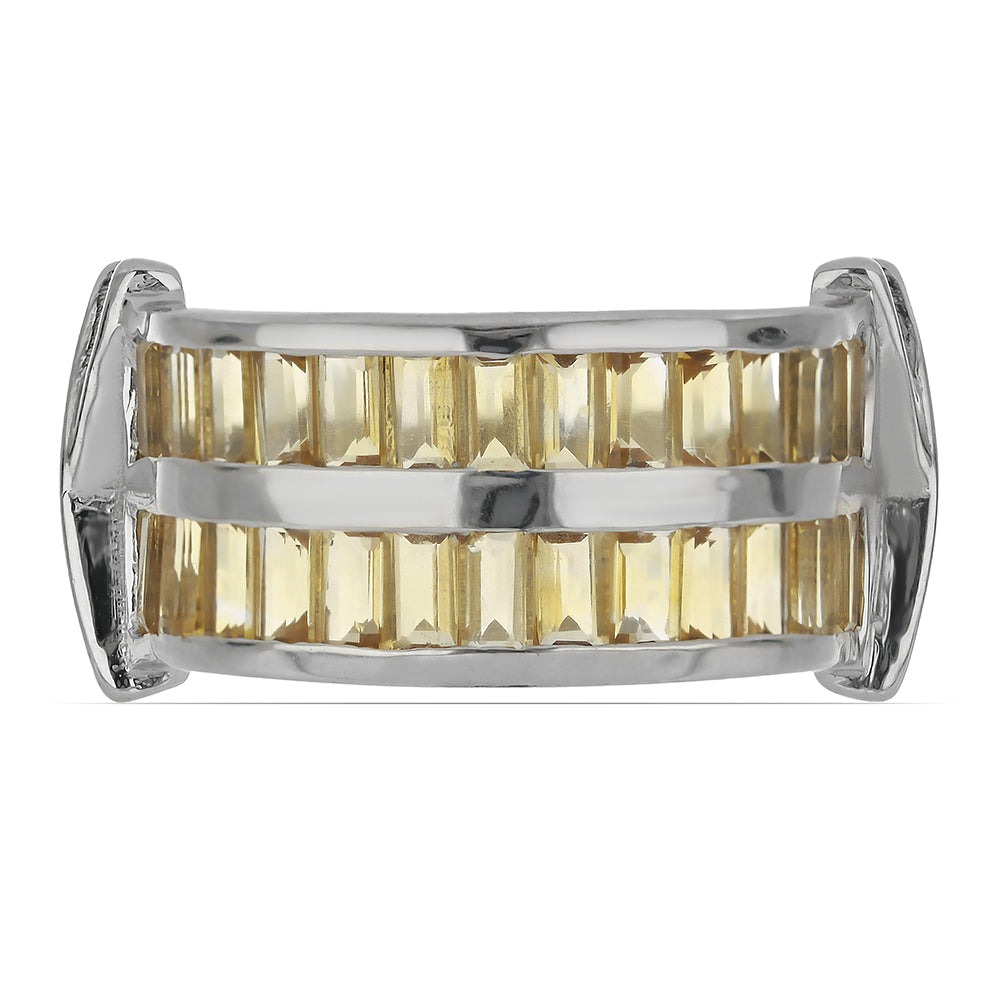 Inel din Argint 925 ( 3.97 grame ) cu Citrin Ural 2.95 Carate