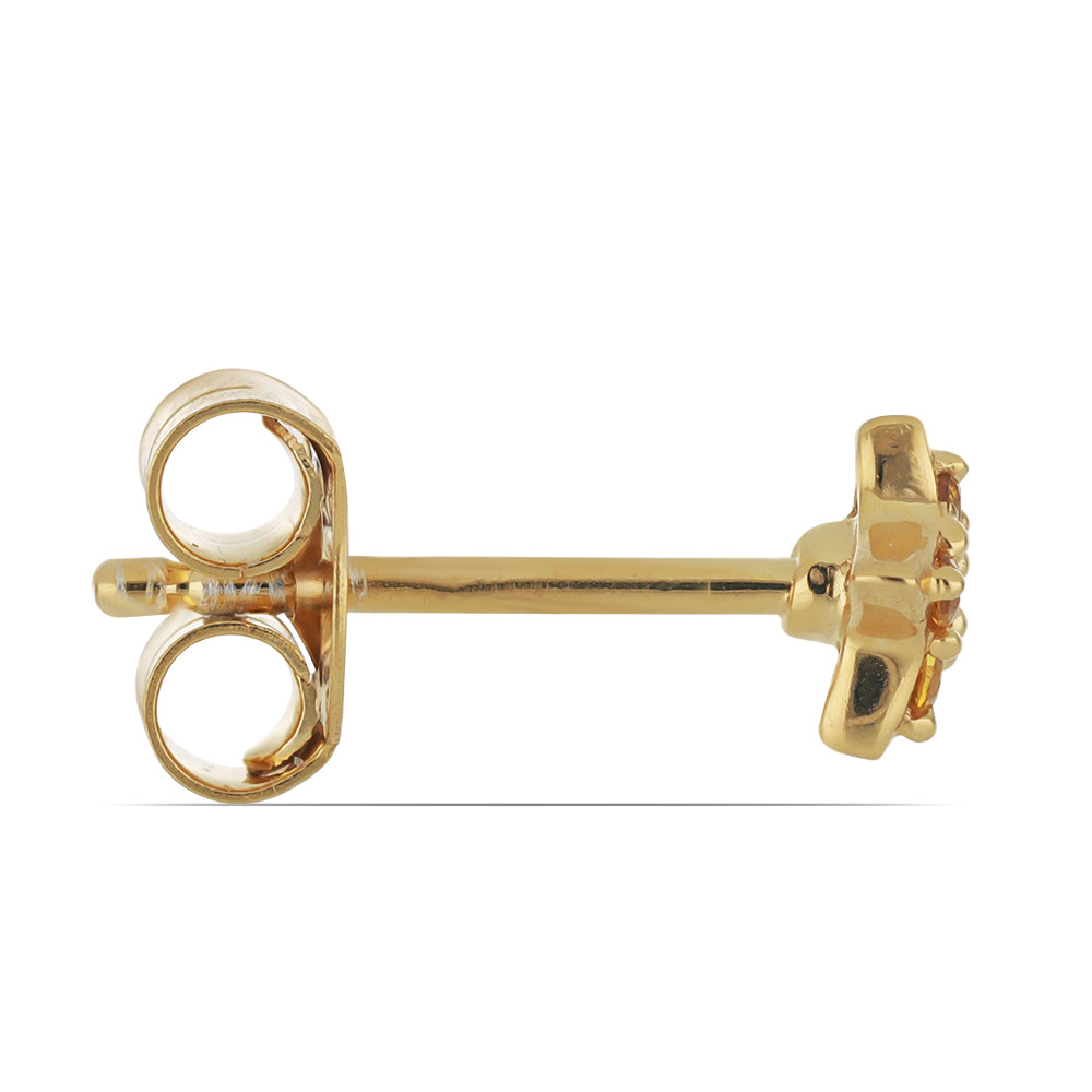 Set din Argint 925 Placat cu Aur ( 5.43 grame ) cu Citrin Ural 0.59 Carate
