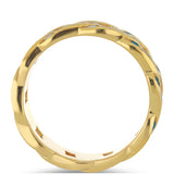 Inel din Argint 925 Placat cu Aur ( 5.58 grame ) cu Email