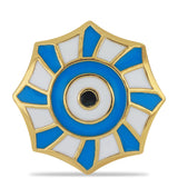 Inel din Argint 925 Placat cu Aur ( 4.94 grame ) cu Email
