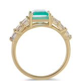 Inel din Argint 925 Placat cu Aur ( 2.6 grame ) cu Cuarț Paraiba și Spinel Negru Gorno Badakhshan 3.59 Carate