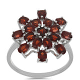 Inel din Argint 925 ( 3.01 grame ) cu Granat Barton 3.84 Carate