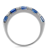 Inel din Argint 925 ( 3.74 grame ) cu Cianit Daha și Topaz Alb 2.46 Carate