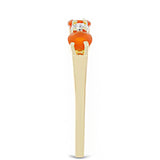 Inel din Argint 925 Placat cu Aur ( 1.95 grame ) cu Carneol și Topaz Alb 0.95 Carate