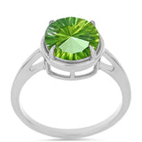 Inel din Argint 925 ( 2.75 grame ) cu Cuarț Verde 3.45 Carate