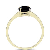 Inel din Argint 925 Placat cu Aur ( 1.37 grame ) cu Onix Negru Suwar 1.2 Carate