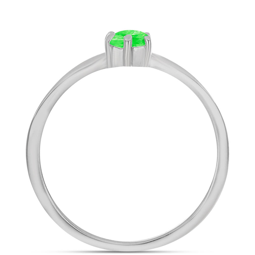 Inel din Argint 925 ( 1.35 grame ) cu Opal Hialit 0.22 Carate