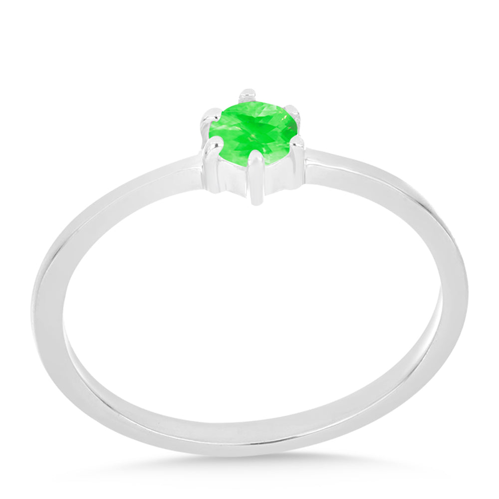 Inel din Argint 925 ( 1.35 grame ) cu Opal Hialit 0.22 Carate