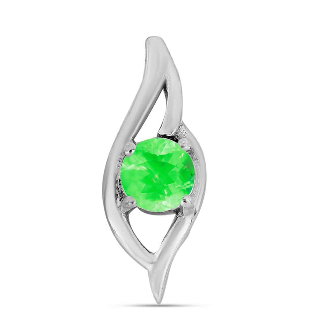 Pandantiv din Argint 925 ( 1.15 grame ) cu Opal Hialit 0.39 Carate