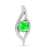 Pandantiv din Argint 925 ( 1.15 grame ) cu Opal Hialit 0.39 Carate