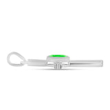 Cruce Pandantiv din Argint 925 ( 2.27 grame ) cu Opal Hialit 0.65 Carate