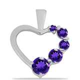 Pandantiv din Argint 925 ( 1.29 grame ) cu Ametist Marocan 0.97 Carate