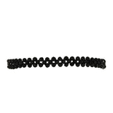 Brățară din Argint 925 Placat cu Aur ( 1.75 grame ) cu Spinel Negru 21.96 Carate