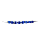 Brățară din Argint 925 ( 3.86 grame ) cu Safir Albastru Australian 5.14 Carate