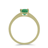 Inel din Argint 925 Placat cu Aur ( 1.94 grame ) cu Smarald Brazilian 1.33 Carate