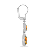 Cercei din Argint 925 ( 3.39 grame ) cu Jasp Bumble Bee 2.92 Carate