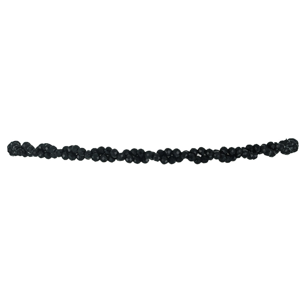 Brățară din Argint 925 Placat cu Aur ( 1.8 grame ) cu Spinel Negru 14.05 Carate