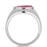 Inel din Argint 925 ( 2.54 grame ) cu Rubin Malagasy 1.3 Carate