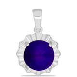 Pandantiv din Argint 925 ( 1.64 grame ) cu Jad Violet 3.9 Carate
