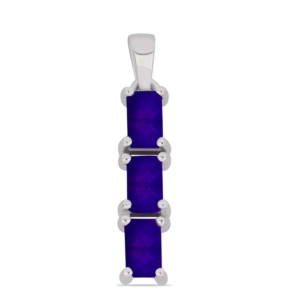 Pandantiv din Argint 925 ( 1.11 grame ) cu Jad Violet 0.89 Carate
