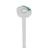 Inel din Argint 925 ( 3.02 grame ) cu Smarald Brazilian 0.15 Carate