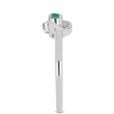 Inel din Argint 925 ( 2.31 grame ) cu Smarald Brazilian 0.11 Carate