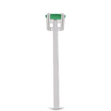 Inel din Argint 925 ( 1.57 grame ) cu Smarald Brazilian 0.38 Carate