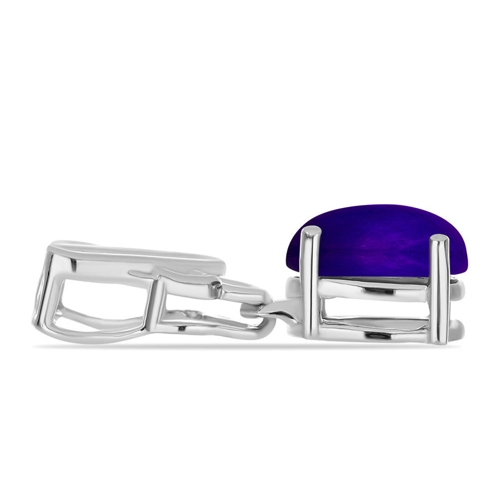 Pandantiv din Argint 925 ( 1.05 grame ) cu Jad Violet 1.22 Carate